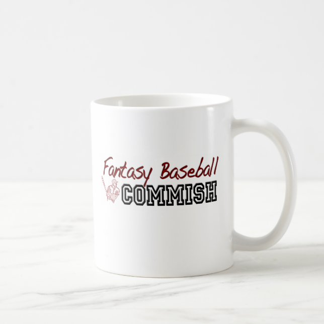 Fantasy Baseball Commish Coffee Mug (Right)