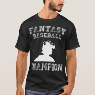 Fantasy Baseball Design Champion baseball heart T-Shirt