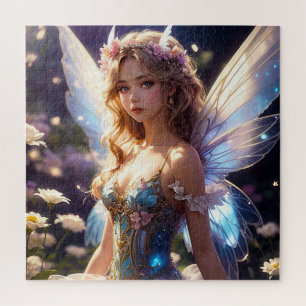 Fantasy Beautiful Flower Fairy Jigsaw Puzzle
