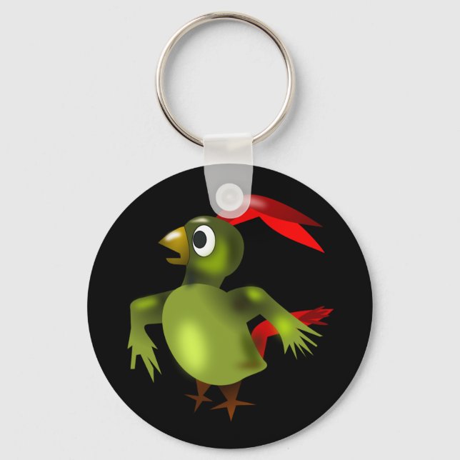 Fantasy Bird Keychain (Front)