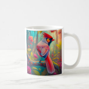 Fantasy Birds Male Cardinal Coffee Mug