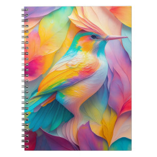 Fantasy Birds Silk Bird Notebook