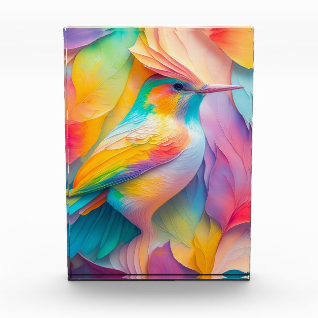 Fantasy Birds Silk Bird Photo Block (Front)