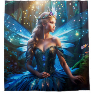 Fantasy Blue Dragonfly Fairy Princess