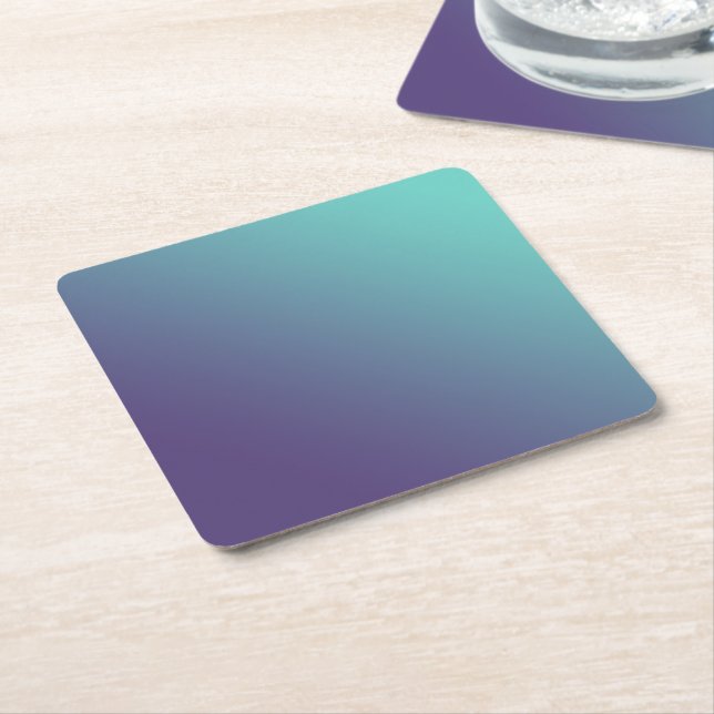 FANTASY Blue + Purple Gradient Colour Coasters (Angled)