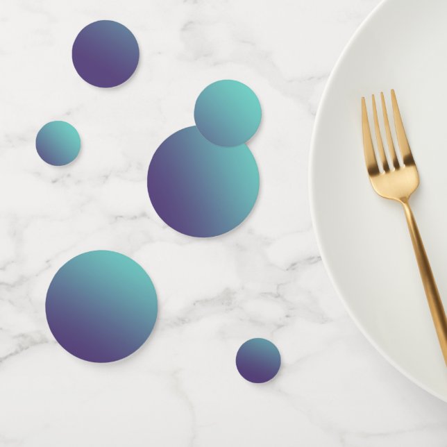 FANTASY Blue + Purple Gradient Colour Confetti (Group)