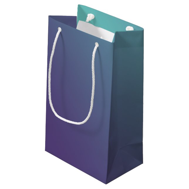 FANTASY Blue + Purple Gradient Colour Gift Bags (Back Angled)