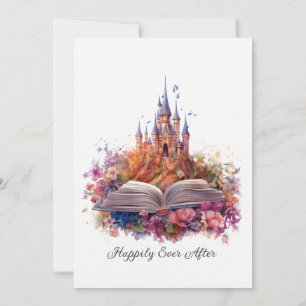 Fantasy Book Fairytale Whimsical Magical Unique Invitation