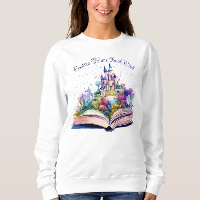 Fantasy Book Lover, Custom Book Club Sweatshirt (Front)