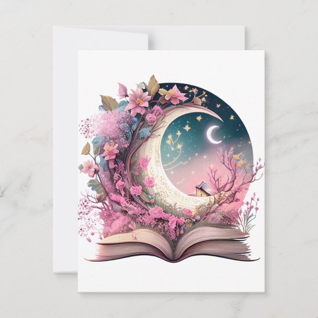 Fantasy Book Lover Design Card (Front)