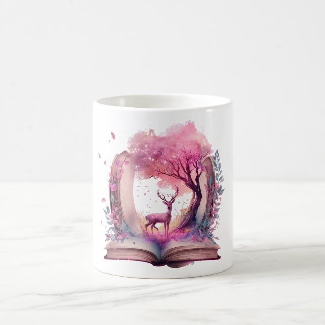 Fantasy Book Lover Design Coffee Mug (Center)
