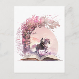 Fantasy Book Lover Design Postcard