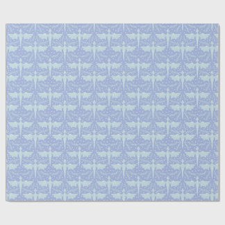 Fantasy Botanical Dragon Wrapping Paper