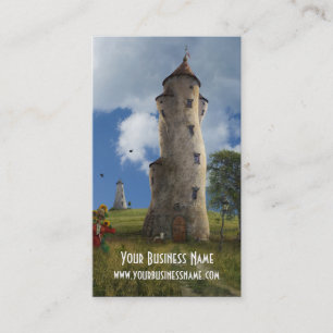 Fantasy Business Cardwith towers Business Card