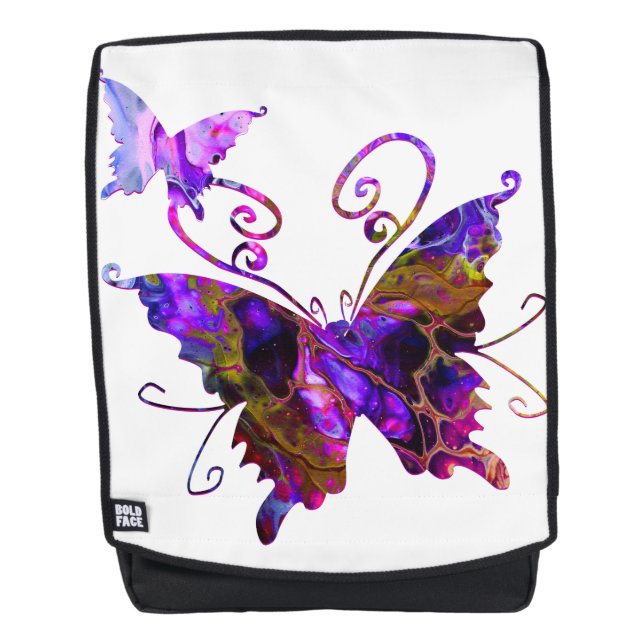 Fantasy Butterflies Backpack (Front)