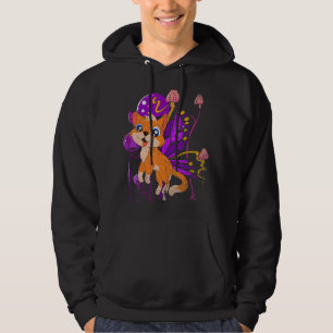 Fantasy Butterfly Mushroom Cat Pet Owner Cute Ca Hoodie