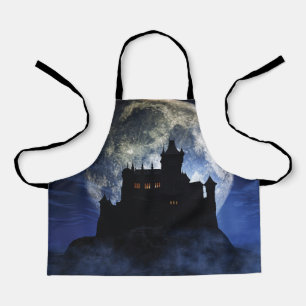 Fantasy castle during night apron