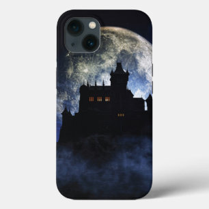 Fantasy castle during night iPhone 13 case