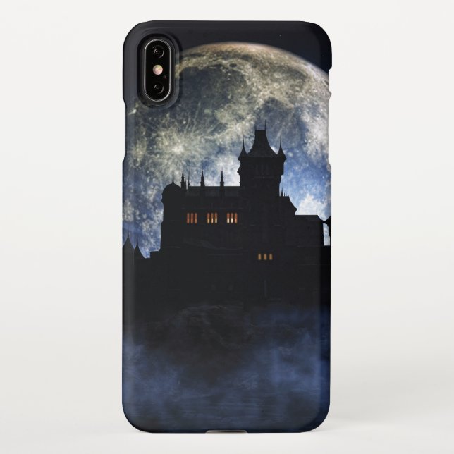 Fantasy castle during night iPhone case (Back)