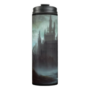 Fantasy Castle Frightening Landscape 3 Thermal Tumbler