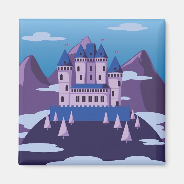fantasy castle magnet (Front)