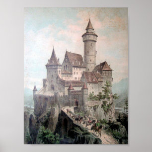 Fantasy Castle Poster