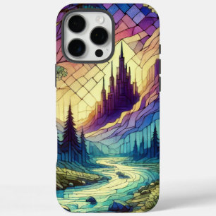 Fantasy Castle with Enchanted Forest and River iPhone 16 Pro Max Case