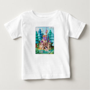 Fantasy Cat Castle Baby T-Shirt