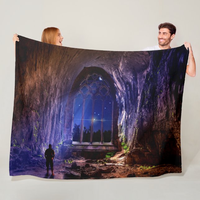 FANTASY CAVERN FLEECE BLANKET (In Situ)