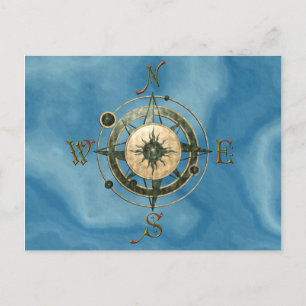 Fantasy (Celtic) Compass Design Postcard