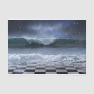 fantasy chess board tissue paper