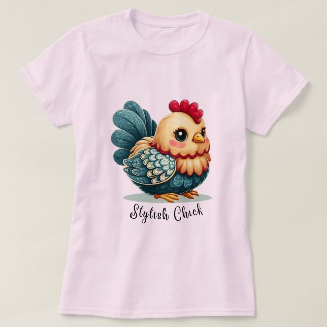 Fantasy chicken t-shirt (Design Front)