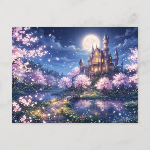 Fantasy City and Castle Postcard