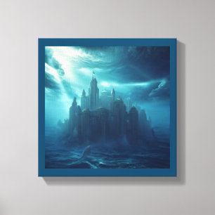 Fantasy City of Atlantis (2) Canvas Print