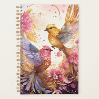 Fantasy Colorful Bird Planner