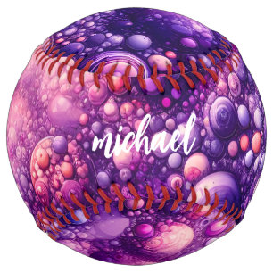 fantasy cool purple softball