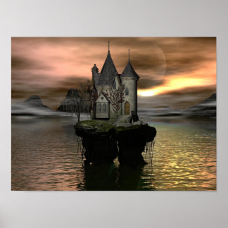 Fantasy Cottage Poster
