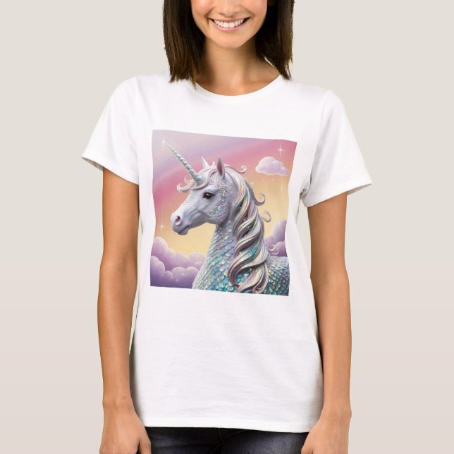 Fantasy Creature Design - Dragons & Unicorns T-Shirt (Front)
