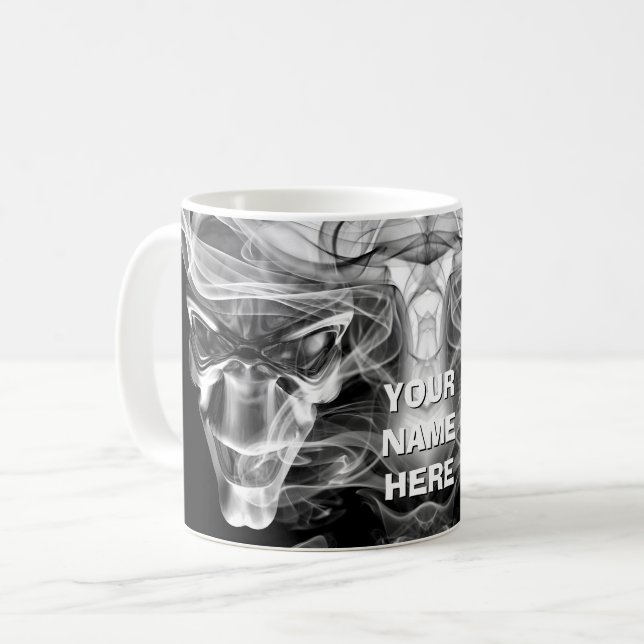Fantasy creepy creature design. Personalized Coffee Mug (Front Left)