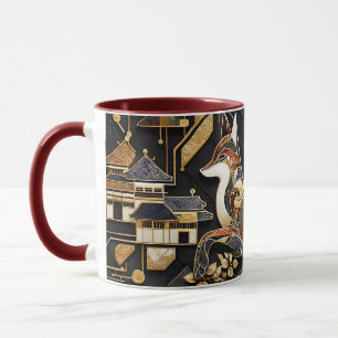 Fantasy Cute Abstract Fox Art Mug