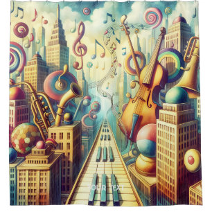 Fantasy Cute Abstract Music City