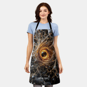 Fantasy Cute Abstract Space Scene Apron