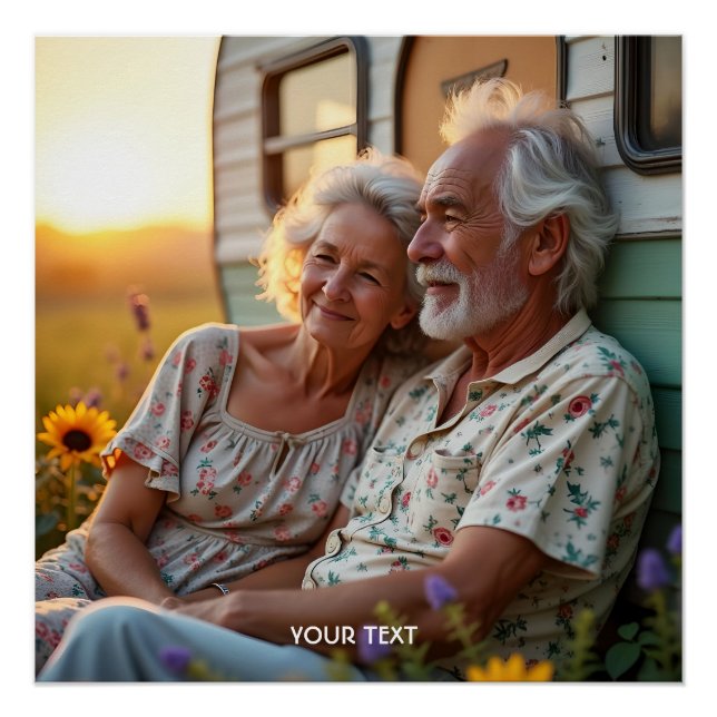 Fantasy Cute Aged Lovely Family Poster (Front)