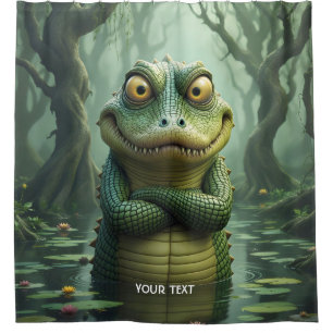 Fantasy Cute Angry Crocodile Trees