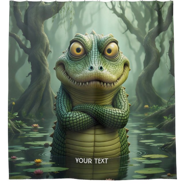 Fantasy Cute  Angry Crocodile Trees (Front)