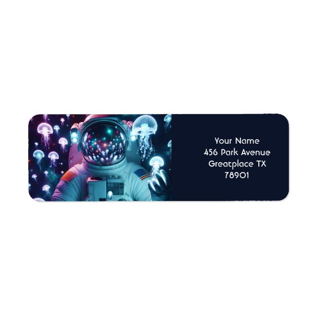 Fantasy Cute  Astronaut Jellyfish Space (Front)