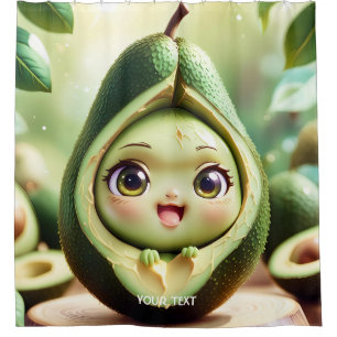 Fantasy Cute Avocado Smile Eyes