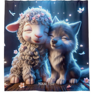 Fantasy Cute Babies Sheep Wolf