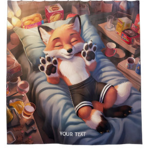 Fantasy Cute Baby Fox Sleeping