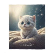 Fantasy Cute Baby Kitty Cat Lover's Personalized